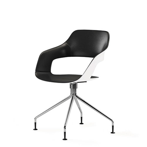 SILLA WILKHAHN OCCO GIRATORIA TAPIZADA